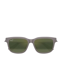 Солнцезащитные очки в квадратной оправе, серый Maui jim