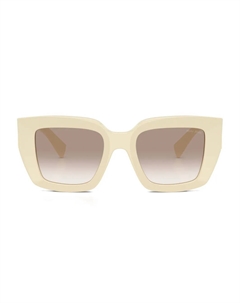 Солнцезащитные очки в квадратной оправе, нейтральный Miu miu