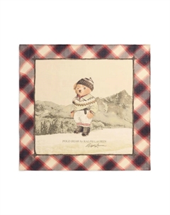 Шарф из смесовой шерсти, коричневый Polo ralph lauren