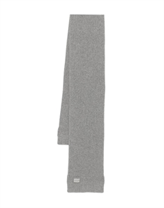 Шерстяной шарф, серый Miu miu