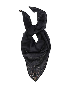 Украшенный шарф, черный Faliero sarti