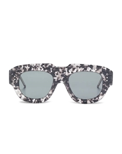 Солнцезащитные очки с геометрической оправой, черный Thom browne