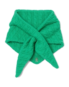 Бандана фактурной вязки, зеленый Sandro