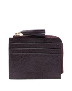 Кошелек на молнии с декоративной кисточкой, фиолетовый Coccinelle