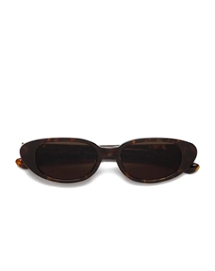 Солнцезащитные очки vega овальной формы, коричневый Retrosuperfuture