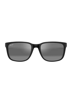 Солнцезащитные очки в квадратной оправе, черный Maui jim