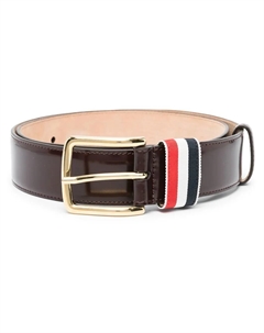 35-мм Ремень с полосками RWB, коричневый Thom browne