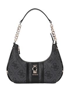 Сумка через плечо ERENIA TOP ZIP SHOULDER BAG, Black Guess