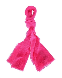Шарф Alexina с необработанными краями, розовый Faliero sarti