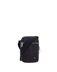 Сумка на плечо с зебровым принтом, черный Paul smith