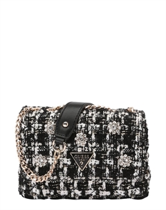 Сумка кросс-боди EVERLEE MINI CNVRTVLE XBDY FLP, Black Guess