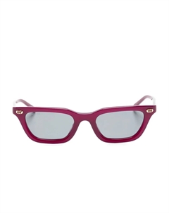 Солнцезащитные очки "кошачий глаз" с межбуквенной G, красный Gucci