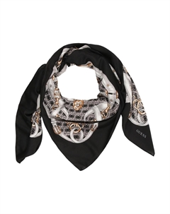 Шарф NOELLE PRINTED KEFIAH 130X130, Black Guess