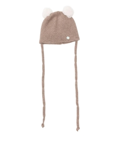 Вязаная шапка с помпоном, нейтральный Paz rodriguez