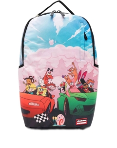 Рюкзак-гонщик с героями Никелодеон 90-х, синий Sprayground kid