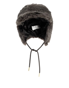 Шляпа из искусственного меха, серый Mini rodini