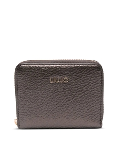 Кошелек с круговой молнией, коричневый Liu jo