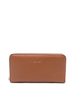 Кошелек с круговой молнией, коричневый Liu jo