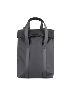 Рюкзак с клапаном, черный Rains