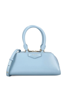 Сумка-тоут Mini Antigona из телячьей кожи, синий Givenchy