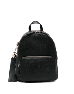 Рюкзак с тисненым логотипом, черный Liu jo