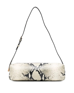 Плечевая сумка цилиндрической формы из зминой кожи, нейтральный Khaite