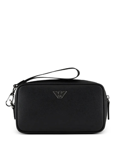 Несессер с логотипом, черный Emporio armani