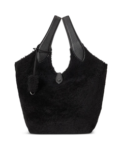 Сумка-тоут Play из овчины, черный Polo ralph lauren