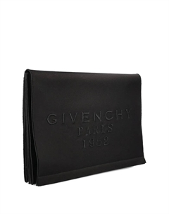 Сатиновый клатч Paris 1952 с вышивкой, черный Givenchy