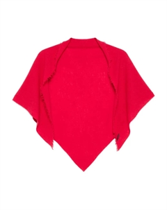 Шарф с бахромой, красный Faliero sarti