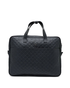 Портфель с узором, черный Emporio armani