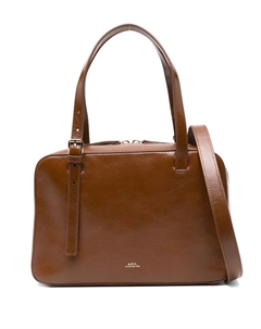 Кожаная сумка на плечо с застежкой-пряжкой, коричневый A.p.c.