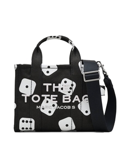 Маленькая сумка-тоут с принтом из коллаборации с Derrick Adams, черный Marc jacobs