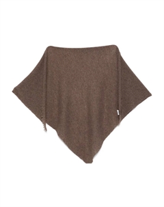 Шаль Chal Triax с бахромой, коричневый Faliero sarti