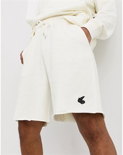 Беловатые шорты с логотипом Vivienne Westwood Vivienne westwood anglomania / lee