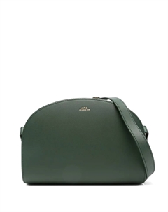 Сумка через плечо Demi-Lune из кожи, зеленый A.p.c.