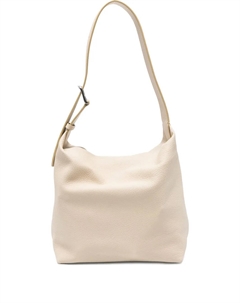 Кожаная сумка на плечо Isa с пряжкой, нейтральный The row