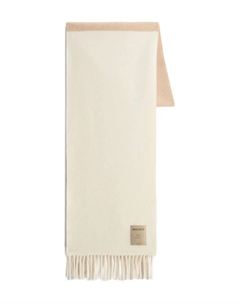 Шарф в стиле колор-блок с бахромой, нейтральный Woolrich