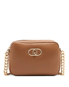 Сумка через плечо LaPuffy среднего размера с логотипом, коричневый Liu jo