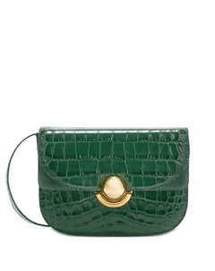 Сумка через плечо Sfera с тиснением под крокодила, зеленый Furla