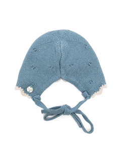 Шапка с фестонами, синий Paz rodriguez
