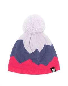 Мило вязаная шапка в полоску с помпоном, фиолетовый Rossignol