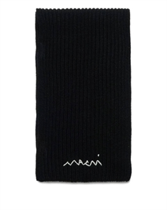 Шарф с вышитым логотипом, черный Marni kids