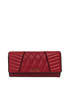 Стеганый кошелек, красный Miu miu