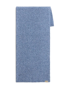 Шерстяной шарф Mouline, синий Woolrich