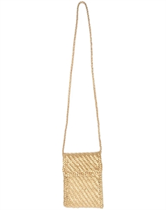 Плетеная сумка через плечо, золотой Dragon diffusion