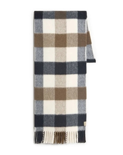 Шарф в клетку из шерсти Woolrich