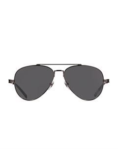 Солнцезащитные очки в металлической оправе, серый Gucci eyewear