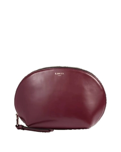Кожаный клатч, красный Lancel
