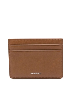 Картхолдер с логотипом, коричневый Sandro